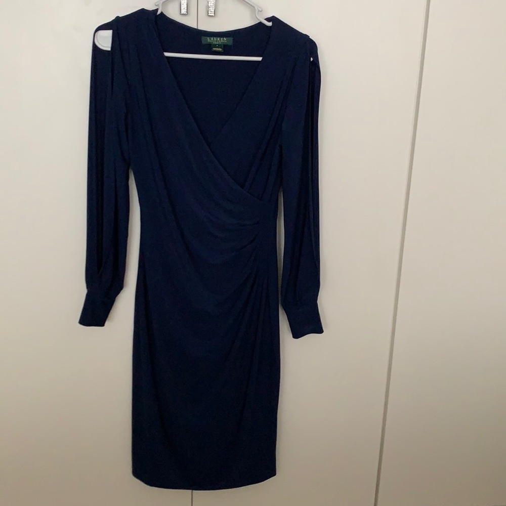 Dark blue dress